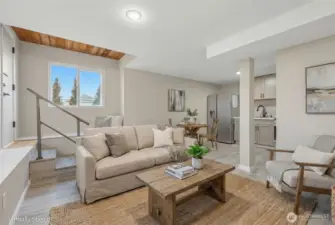 Living room - Virtually staged