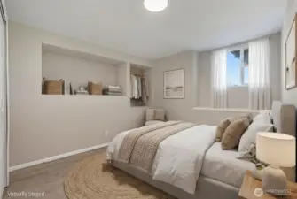 Bedroom 2 Lower level, virturally staged