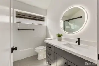 Photos from model home, 820A.