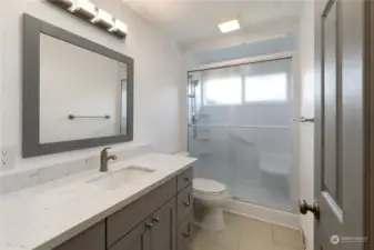 Bathroom 1 with walk in shower