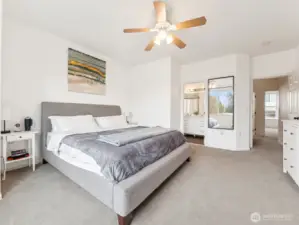 Updated carpet, ceiling fan, and more.