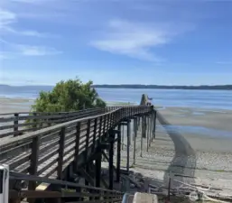 Indianola Beach at low tide