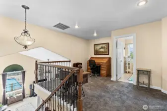 Upstairs landing
