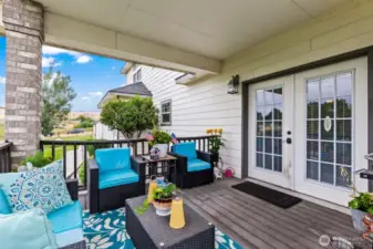 Back covered patio