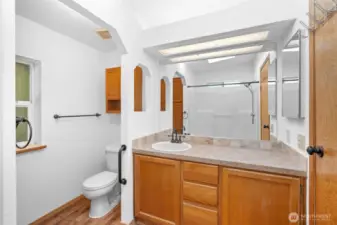 Primary 3/4 bath.