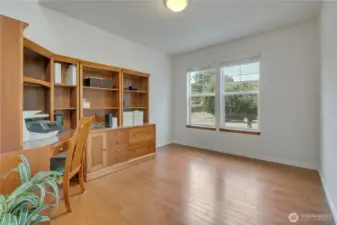 Front room is currently used as an office but it could also be a sitting room.