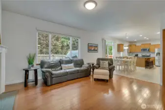 Family room & kitchen
