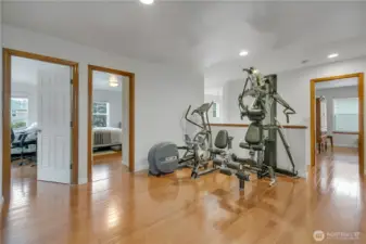 Upstairs Flex space - great for a work out area.