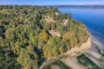 Another view of the main house and the Beach house in low center of picture.