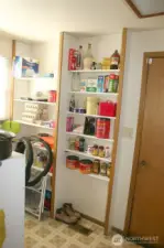 Main floor pantry.
