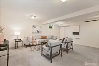 Oversized rec room.