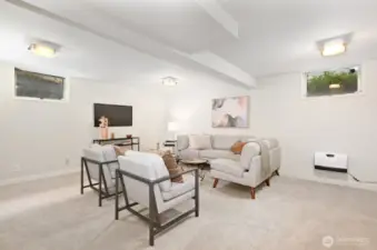 Oversized rec room.