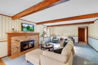 Fireplace in Family Room