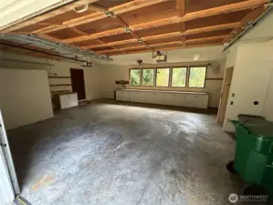 Detached garage. Wired and used as a shop.