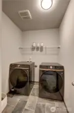WASHER AND DRYER ARE UPSTAIRS! THANK YOU BUILDER.