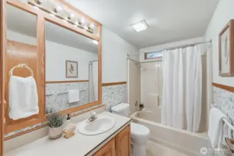Main full bathroom.
