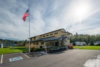 Clubhouse features a fitness center, library, gaming tables and frequent social events.