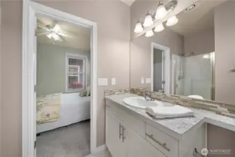 3/4 Guest bath.