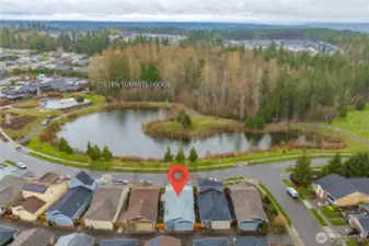Prime location overlooking Yonder Lake and the permanent green preserve.  The sunsets are amazing from here!