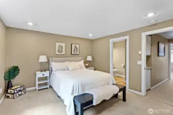 Spacious bedrooms