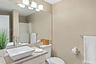 3/4 bath from the first primary suite