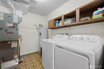 Large separate utility room.