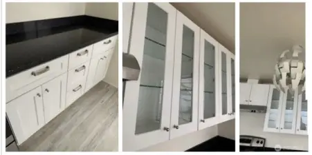 Unit 2 also has upgraded cabinetry and countertops.