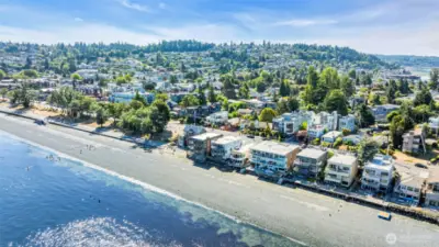 Nothing is better than living on the beach in Seattle
