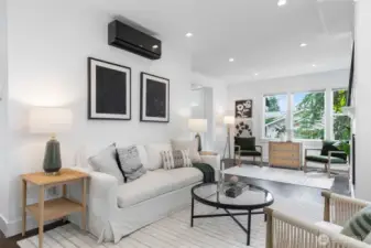 Mini-splits for air conditioning on those warm days!