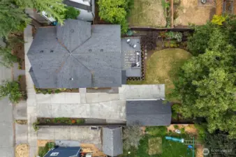Large city lot with plenty off off-street parking, and even boat or RV parking!