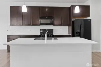 Open Concept Kitchen w/ Island