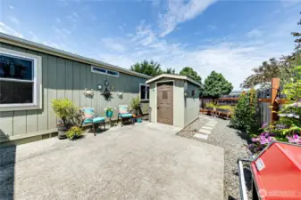 Storage shed for all your tools.