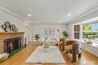 Fireplace keeping with original fireplace!