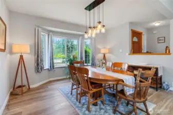 Spacious living room or dining room.
