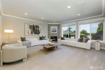 Living roo/at great room concept