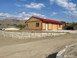 One of the two RV Sites is on the West side of shop