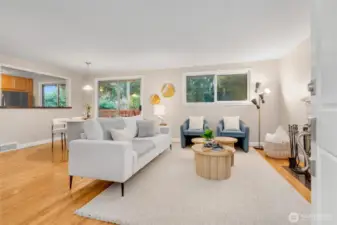 Inviting main living space with open floorplan.