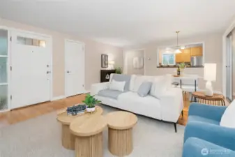 Large coat closet off main living space.