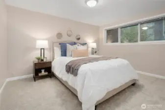 Primary bedroom on main floor.