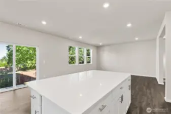 Kitchen Island. Photos are for representational purposes only, colors, elevation and features may vary.