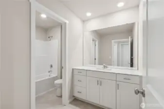 Full Bath Second Floor. Photos are for representational purposes only, colors, elevation and features may vary.