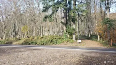 driveway into the property