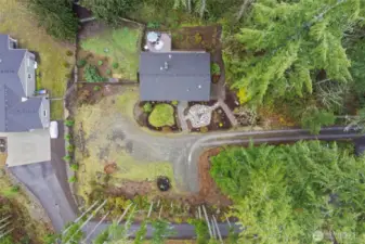 This home is located down a long driveway off of Hunt St. and feels like a retreat when you arrive.