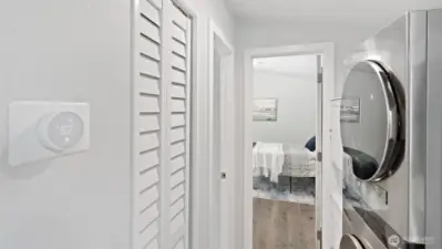Bonus: a Nest thermostat is already in place, so you can fine-tune your comfort with a tap.
