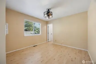 Bedroom features walk in closet