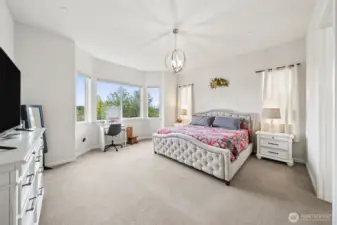 Primary Suite with bay window