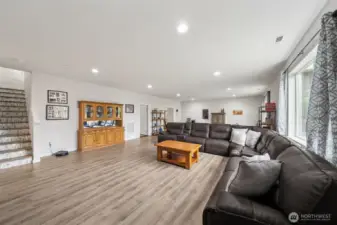 So much space in this lower level!