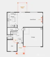 Artist Rendering Main Floor.