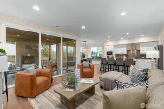 Let's go see what's through those sliding glass doors...