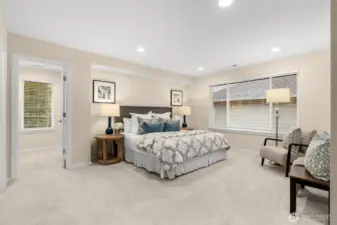 The primary suite is BIG!